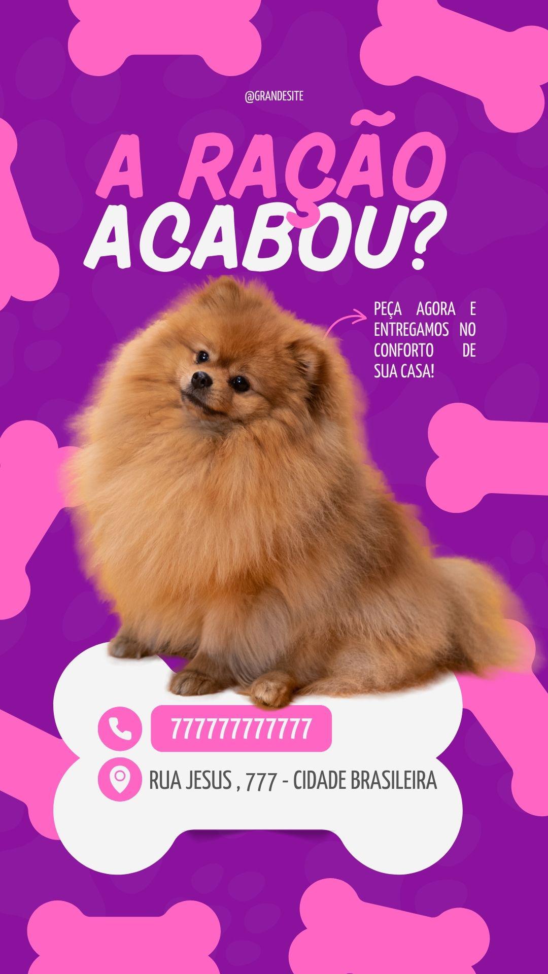 A ração acabou?