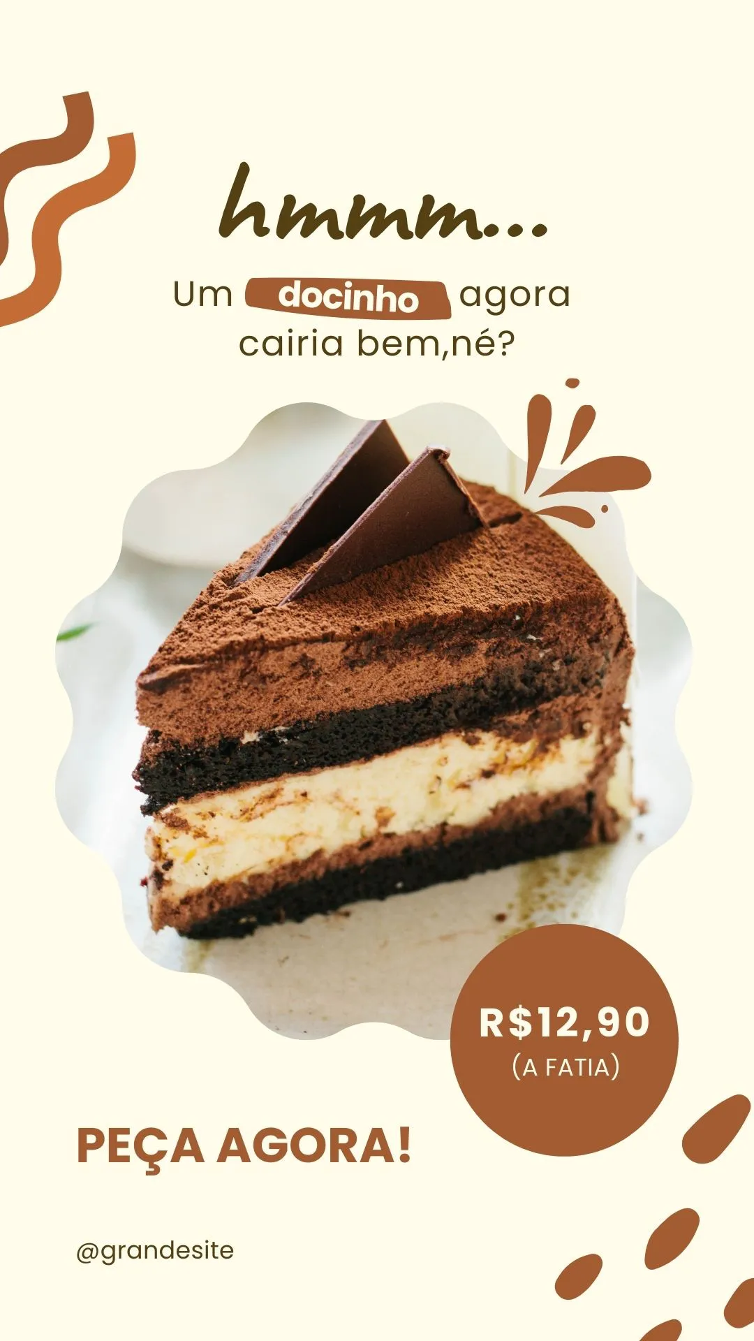 Combo bolo e salgadinhos